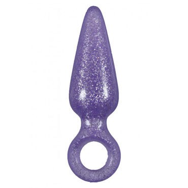 NS Novelties Starlight Gems Booty Pops средняя, фиолетовая