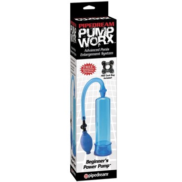 Pipedream Beginners Power Pump, голубая
