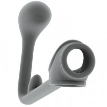 Shots Toys Sono Butt Plug with Cockring №3, серая