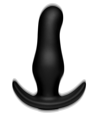 XR Brands Kinetic Thumping 7X Prostate Anal Plug, черная