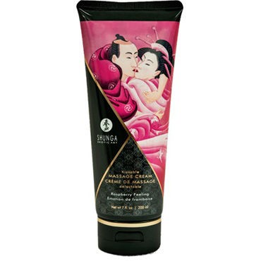Shunga Kissable Massage Cream Raspberry Feeling, 200 мл