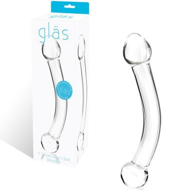 Glas Curved Glass G Spot Stimulator, прозрачный