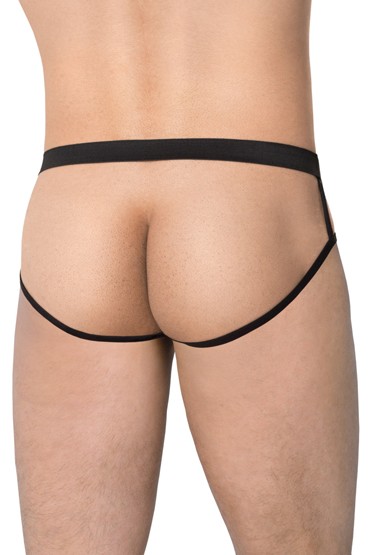 SoftLine Трусы мужские с вырезами по бокам и доступом, желтые