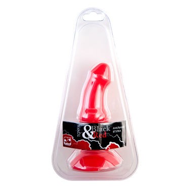 ToyFa Black&Red Анальная втулка, красная