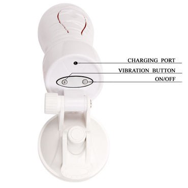 Baile Crazy Bull Flora Мастурбатор-вагина, белый