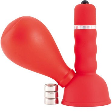 Toyfa Black&Red вибратор на сосок, красный