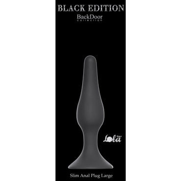 Lola Toys Slim Anal Plug Large, черная