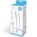 Glas 7" Realistic Curverd Glass G-Spot Dildo, прозрачный