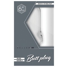 Shots Toys Bottom Line Butt plug Model 4, 15 см прозрачная