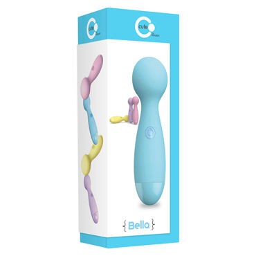 Toy Joy Bella Large Wand Massager, голубой