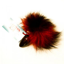 Wild Lust Анальная пробка 4см, красно-черный