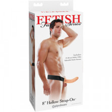 Pipedream Fetish Fantasy Hollow Strap-On 20 см, телесный
