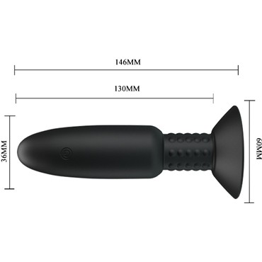 Baile Pretty Love Beaded For Extra Pleasure, черная