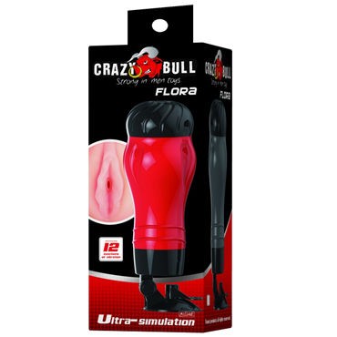 Baile Crazy Bull Flora Мастурбатор-ротик, красный