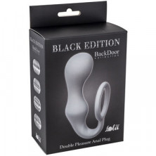 Lola Toys Back Door Double Pleasure Anal Plug, серый