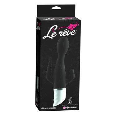 Pipedream Le Reve Silicone Posable Black