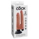 Pipedream King Cock Vibrating Double Penetrator, телесный