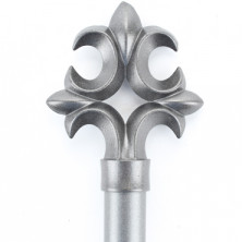 BDSM Арсенал Плеть из натуральной кожи, черно-серая