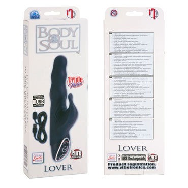 California Exotic Body & Soul Rechargeable Lover, черный