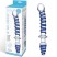 Glas 10" Mr. Swirly Glass Dildo & Butt Plug, прозрачный