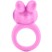 California Exotic Silicone Jack Rabbit Ring, розовое
