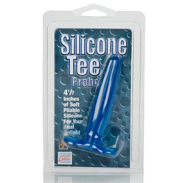 California Exotic Silicone Tee Probes, синяя