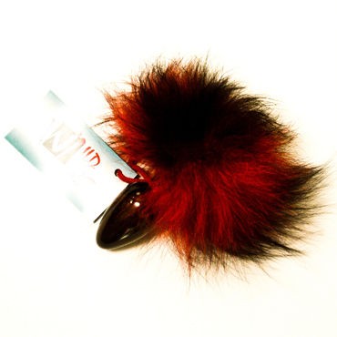 Wild Lust Анальная пробка 3см, красно-черный