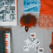 Wild Lust Анальная пробка 3см, красно-черный