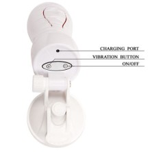 Baile Crazy Bull Flora Мастурбатор-ротик, белый