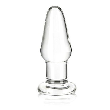 Glas Butt Plug, 8 см