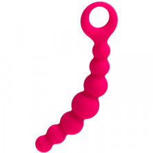 ToyFa Popo Pleasure Анальная цепочка 19 см, розовая