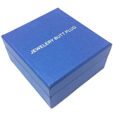 Anal Jewelry Plug Small Silver, фиолетовый