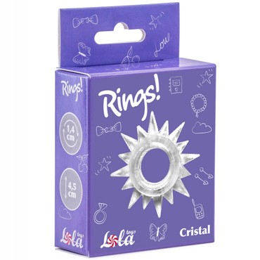 Lola Toys Rings Cristal, прозрачное