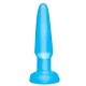 Pipedream Basix Rubber Works Beginners Butt Plug, голубая