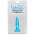 Pipedream Basix Rubber Works Beginners Butt Plug, голубая