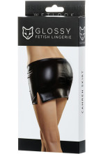 Glossy Camren Skirt, черная