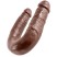 Pipedream King Cock U-Shaped Medium Double Trouble, коричневый