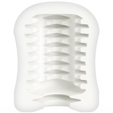 Mystim MasturbaTIN Ribbed Rita, белый