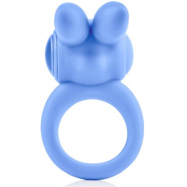 California Exotic Silicone Jack Rabbit Ring, голубое