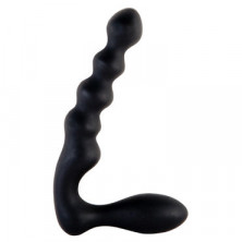 ToyFa Black&Red Light Анальный стимулятор, черный