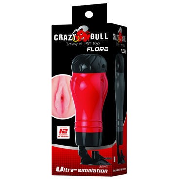 Baile Crazy Bull Flora Мастурбатор-вагина, красный