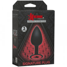 Doc Johnson Kink Signature Plug 7см, черный