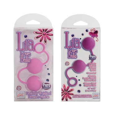 California Exotic Lia Love Balls, розовые