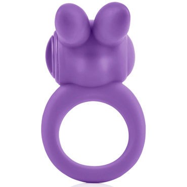 California Exotic Silicone Jack Rabbit Ring, фиолетовое