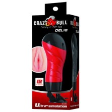 Baile Crazy Bull Delia Вибромастурбатор-анус, красный
