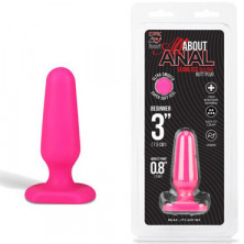 Erotic Fantasy All About Anal Butt Plug, розовый, 6,5 см