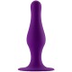 Shots Toys Butt Plug with Suction Cup Large, фиолетовая