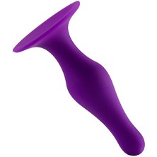 Shots Toys Butt Plug with Suction Cup Large, фиолетовая