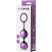 Toyfa A-toys Pleasure Balls 14 см, фиолетово-черные