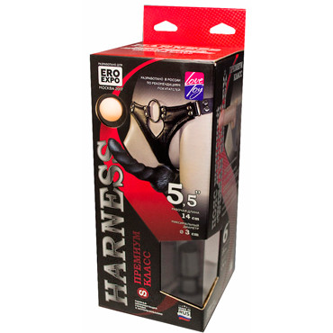 Биоклон Harness Премиум Класс Woman Simplex 5,5", телесный/черный